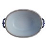 Soupière en faïence bleu et blanc avec son plat. Compagnie des … - Moinat - Porcelaine