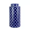 深蓝色图案中式瓷药罐1个 - Moinat - 箱, 瓮, 花瓶