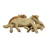 Groupe de chien St-Bernard miniature, une chienne et ses 3 … - Moinat - Accessoires de décoration