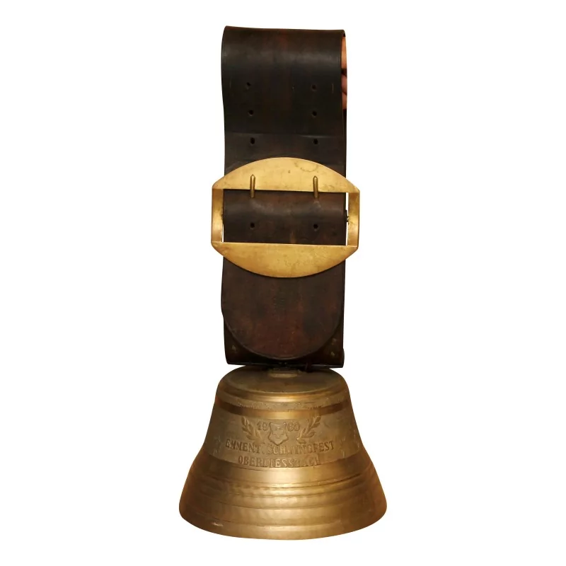 个 1960 年青铜牛铃，标有 EMMENTALISCHES - Moinat - 装饰配件