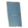 Large mirror with silver-coloured flat iron frame. - Moinat - Mirrors