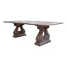 Table in red marble from Verona in Italy, entirely … - Moinat - Tables