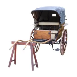 Calèche demi-tonneau à deux roues, France, fin 19ème