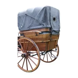 Calèche demi-tonneau à deux roues, France, fin 19ème