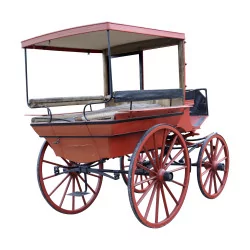 Ballonomnibus, Frankreich, spätes 19. Jahrhundert. In Holz und Metall …