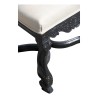 Set of 8 Louis XIV style chairs in black lacquered oak with … - Moinat - Chairs