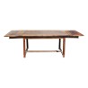 rectangular table in walnut and fir with 2 drawers and 2 … - Moinat - Dining tables
