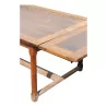 Table rectangulaire en noyer et sapin avec 2 tiroirs et 2 … - Moinat - Tables de salle à manger