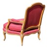 Pair of Louis XV style armchairs with bowl seats and … - Moinat - Armchairs