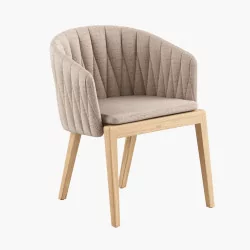 Calypso model teak garden chair from Royal Botania with