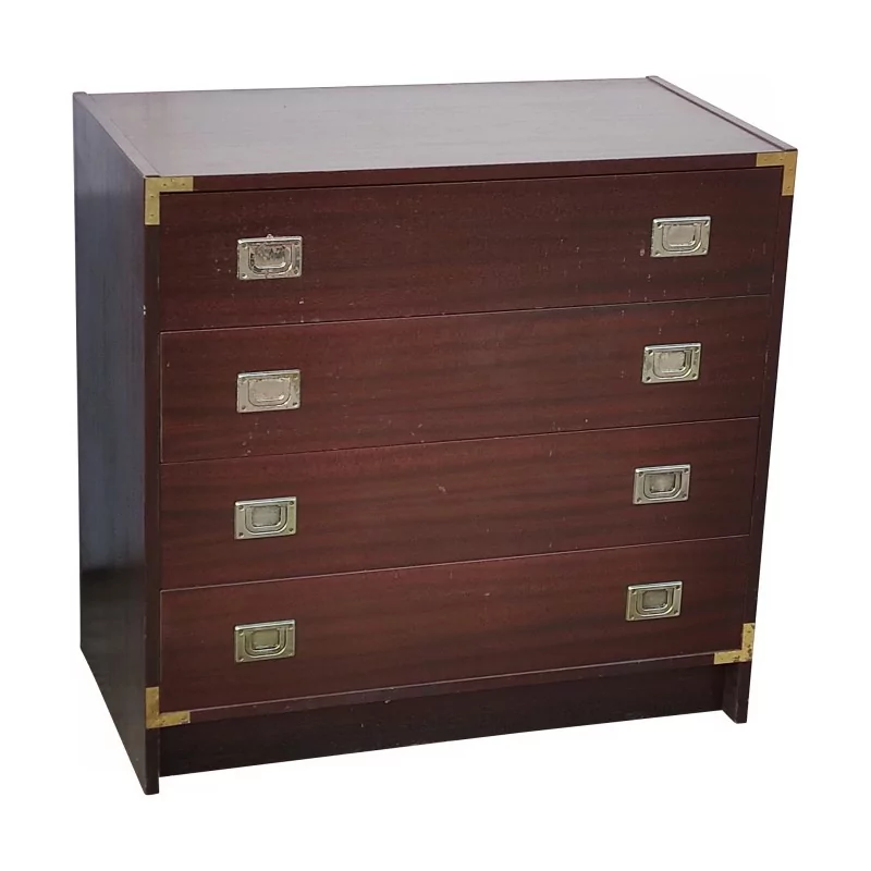 Commode anglaise en placage d'acajou de style bateau ou marine … - Moinat - Commodes, Chiffonniers, Semainiers Commode anglaise en placage d'acajou de style bateau ou marine … - Moinat - Commodes, Chiffonniers, Semainiers