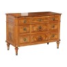 Louis XVI chest of drawers in walnut mounted on fir. Eastern France, … - Moinat - Chests of drawers, Commodes, Chifonnier, Chest of 7 drawers