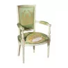 Кресло Директории в стиле Людовика XVI из лакированного дерева зелени. … - Moinat - Кресла