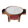 Louis XVI style mahogany hot water bottle table mounted on - Moinat - End tables, Bouillotte tables, Bedside tables, Pedestal tables