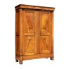 Grande armoire Directoire en noyer à demi-colonnes. Avec 2 … - Moinat - Armoires