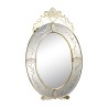 Miroir vénitien ovale "Aemilia". - Moinat - Glaces, Miroirs