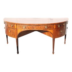 буфет в форме полумесяца Regency из красного дерева и