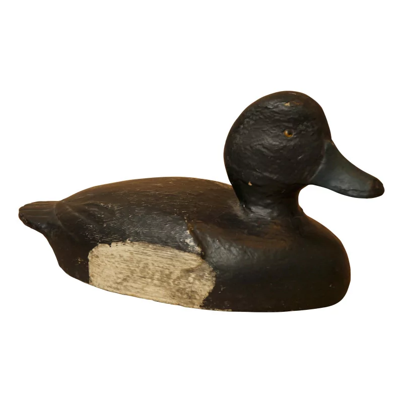 Caller wird auch Decoy Black Duck mit weißen Flügeln genannt. - Moinat - Dekorationszubehör