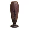 Vase signiert Daum in lila Farben. Frankreich, Anfang 20.... - Moinat - Schachtel, Urnen, Vasen