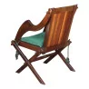 American articulated armchair in mahogany with velvet insert … - Moinat - Armchairs