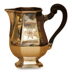 Art Deco silver 800 tea service consisting of a teapot …