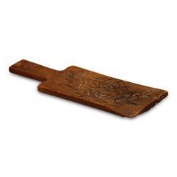 Marque à beurre ancienne en bois sculpté originaire de Savoie. …