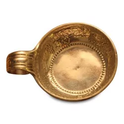 Tastevin "S.M.J BOUCHET"en argent (83 gr). Poinçonnée d un "A"