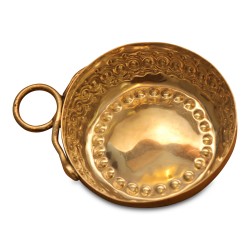 Tastevin „VICTOR 1792“ (101gr) in Silber. Unleserliches Markenzeichen. …
