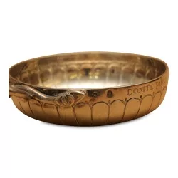 Tastevin "COMPTE PINCI" en argent (116 gr). Hanse serpent. Avec