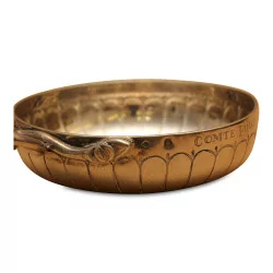 Tastevin “COMPTE PINCI” in silver (116gr). Hanse snake. With …
