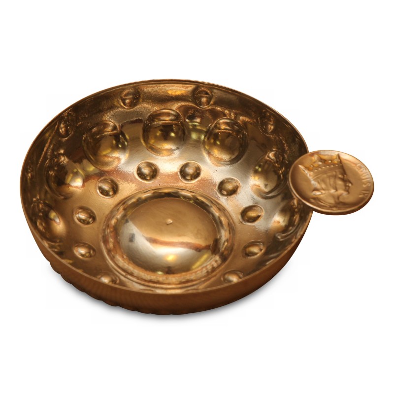 Tastevin Louis IX 银色金属,金色装饰。法国, … - Moinat - 银 Tastevin Louis IX 银色金属,金色装饰。法国, … - Moinat - 银