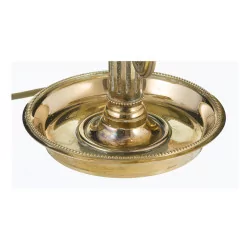 Lampe bouillotte de style Louis XVI en bronze doré, fût …