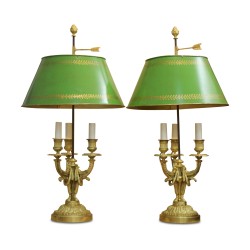 Paar Kandelaber im Louis XVI-Stil nach einem Modell von …