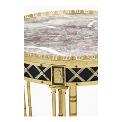 Louis XVI style hot water table stamped Mailfert - …