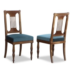 Pair of Charles X chairs in the style of Jacob Alphonse …