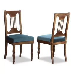 Pair of Charles X chairs in the style of Jacob Alphonse …
