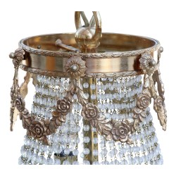Lustre montgolfière de style Louis XVI richement orné de …