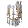 Lustre signé Bagues décoré de cristaux à facettes, flèche au … - Moinat - Lustres, Plafonniers