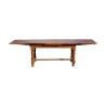 Table Louis III en noyer et plateau en bois de Chêne avec 2 - Moinat - Tables de salle à manger