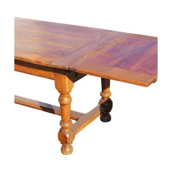 стол в стиле Людовика III со столешницей из ореха и дуба с 2