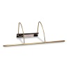Lampe à tableau en laiton patiné. - Moinat - Lampes à tableau