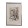 水彩版画“VI.二月天” 1986 由 … - Moinat - 画 - 各种的