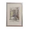 Lithograph of the watercolor “VI. February Day” 1986 by … - Moinat - Painting - Miscellaneous
