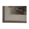 Lithograph of the watercolor “IX. The last hawker under the … - Moinat - Painting - Miscellaneous