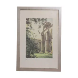 水彩画“XVI.修道院的白桦” 1986 …