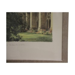 水彩画“XVI.修道院的白桦” 1986 …