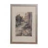 Lithograph of the watercolor “IXX. Early September morning”… - Moinat - Painting - Miscellaneous