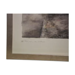 Lithograph of the watercolor “IXX. Early September morning”…