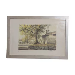 Lithograph of the watercolor “XX. The Lime Tree of Sully” 1986 by …