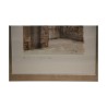 Lithograph of the watercolor “II. The pink stone wall” 1985 … - Moinat - Painting - Miscellaneous